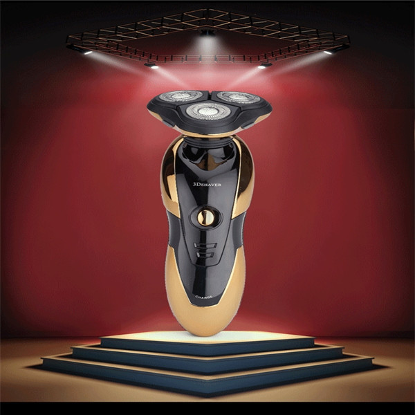safety modern design portable golden 3d floating 3 heads electric razor shaver face care for men home travel safety modern design portable golden 3d floating 3 heads electric razor shaver face care for men home travel
