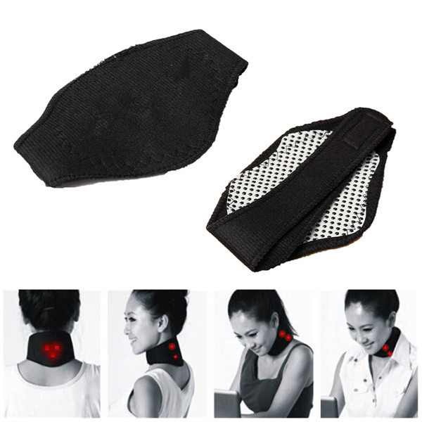 simple design excellent quanlity self heating tourmaline magnetic neck heat therapy support belt wrap brace health care black simple design excellent quanlity self heating tourmaline magnetic neck heat therapy support belt wrap brace health care black
