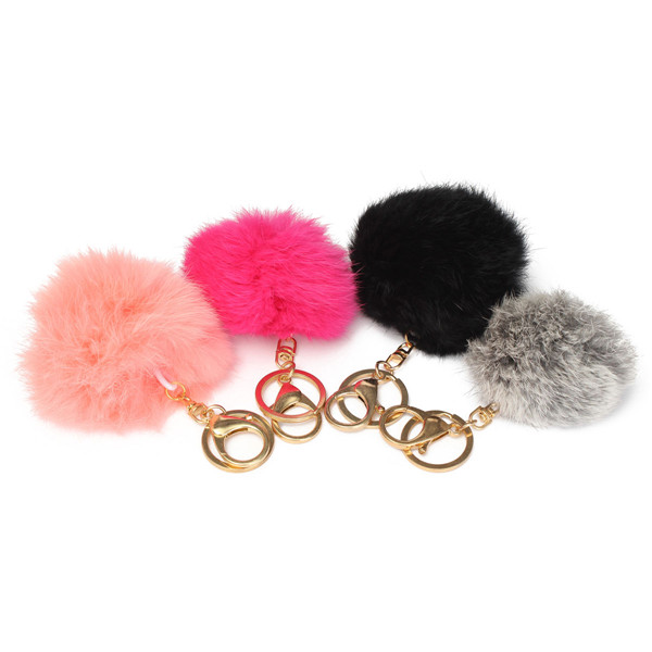 soft plush fur ball cell phone car key handbag pendant keychain key ring soft plush fur ball cell phone car key handbag pendant keychain key ring