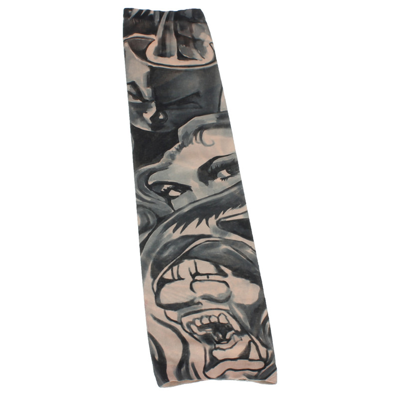 special offer 1 piece fake tattoo sleeve temporary designs body arm stockings fashion for cool men women