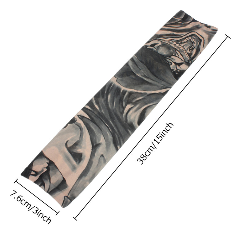 special offer 1 piece fake tattoo sleeve temporary designs body arm stockings fashion for cool men women