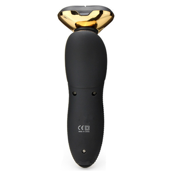 waterproof 3d men rechargeable floating cordless triple blade rotary electric shaver hair mustache razor men face care