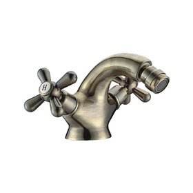new antique inspired solid brass bidet faucet - polished brass finish