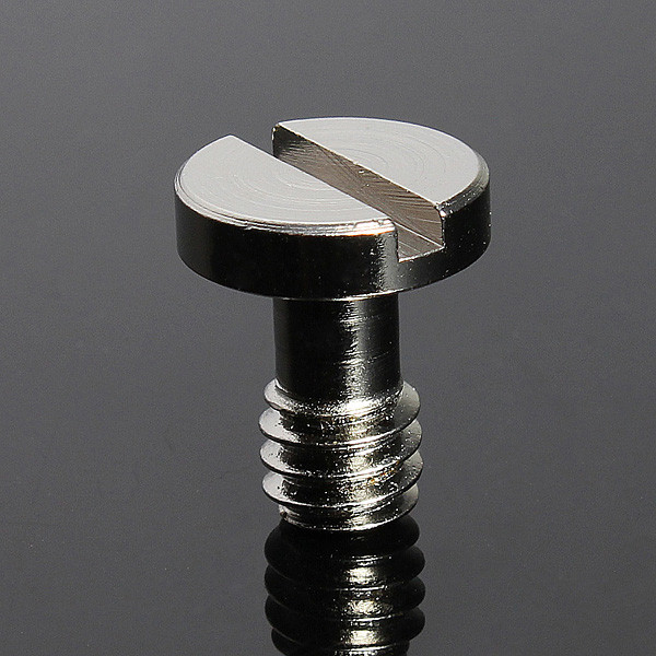 1/4 inch stainless steel screws flat head tripod monopod quick release (qr) plate for arca swiss for manfrotto camera