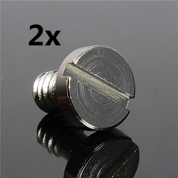2pcs/lot 1/4 inch screws stainless steel flat head tripod monopod quick release (qr) plate for arca swiss for manfrotto camera