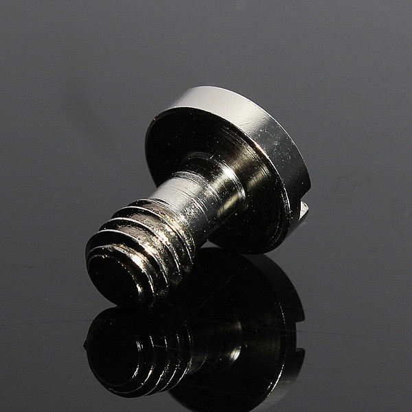 2pcs/lot 1/4 inch screws stainless steel flat head tripod monopod quick release (qr) plate for arca swiss for manfrotto camera