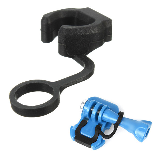 brand new 1pcs u shape silicone rubber locking plug for gopro hero 2 3 3+ 4 sj4000 camera