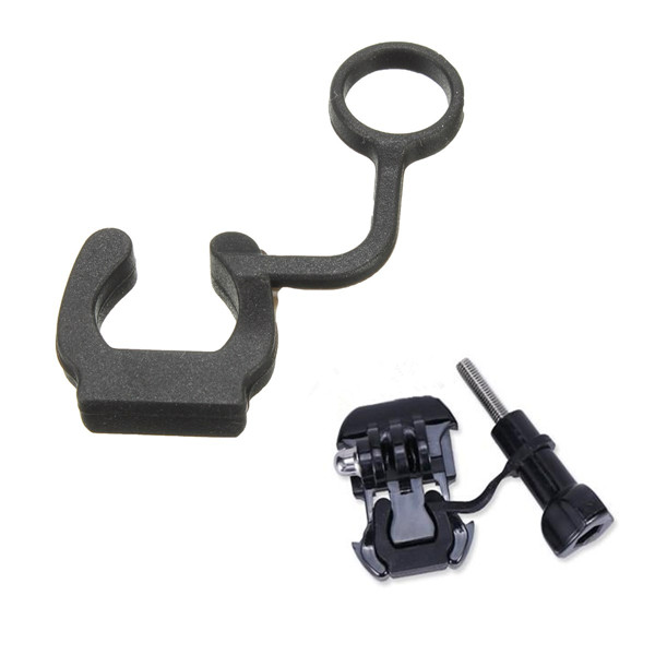 brand new 1pcs u shape silicone rubber locking plug for gopro hero 2 3 3+ 4 sj4000 camera