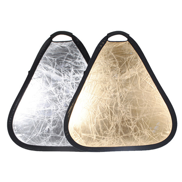 brand new 60cm gold silver 2-in-1 portable foldable collapsible light pography reflector for studio po disc brand new 60cm gold silver 2-in-1 portable foldable collapsible light pography reflector for studio po disc