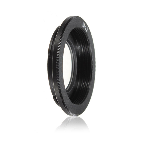 brand new focus m42 lens ai f camera mount adapter ring with optic glass for nikon