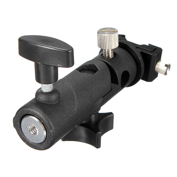 camera e type flash shoe umbrella holder mount light stand bracket for dslr camera