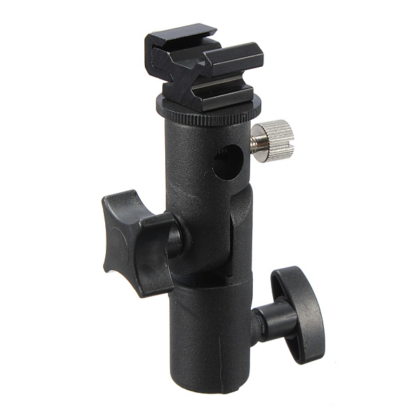 camera e type flash shoe umbrella holder mount light stand bracket for dslr camera