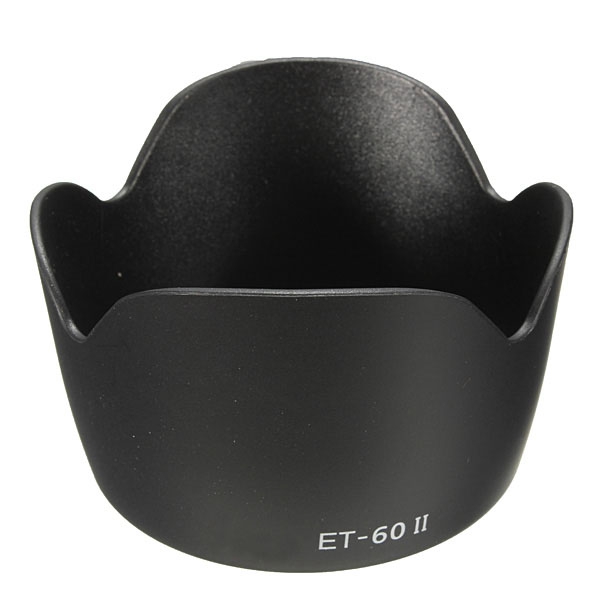 et-60 ii lens hood for canon ef75-300mm f/4-5.6 iii ef-s 55-250mm f/4-5.6 is new et-60 ii lens hood for canon ef75-300mm f/4-5.6 iii ef-s 55-250mm f/4-5.6 is new