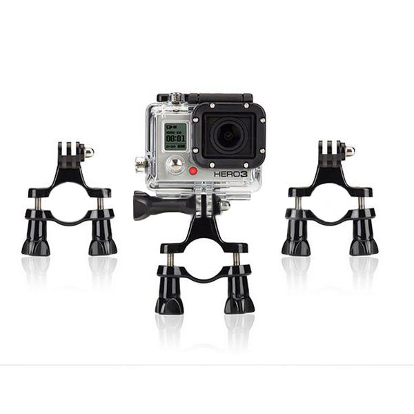 mountain bicycle bike holder for gopro cycle handlebar seatpost pole camera rack compatibel mount for gopro hd hero 123