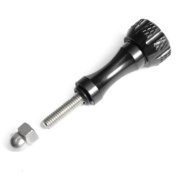 new 3pcs/set camera accessories aluminum stainless thumb knob bolt nut screw set for gopro hero 4 3+ 3 2