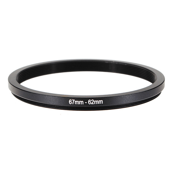 new 67-62mm 67mm-62mm 67 to 62 metal step down lens filter ring stepping adapter new 67-62mm 67mm-62mm 67 to 62 metal step down lens filter ring stepping adapter