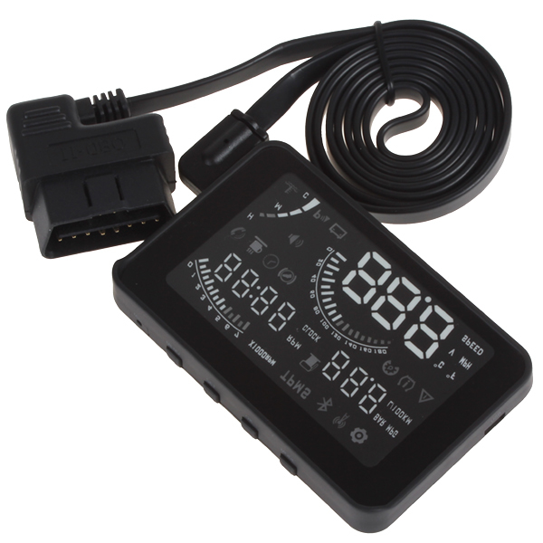 car obd hudauto car obd hud speed head up display with humanity speaking reminding