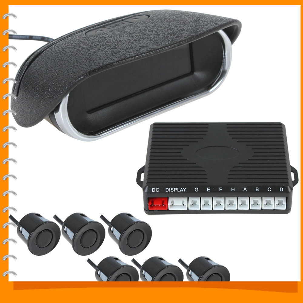 digital display car parking sensor reverse car parking system with 6 front rear ultrasonic parking sensors digital display car parking sensor reverse car parking system with 6 front rear ultrasonic parking sensors