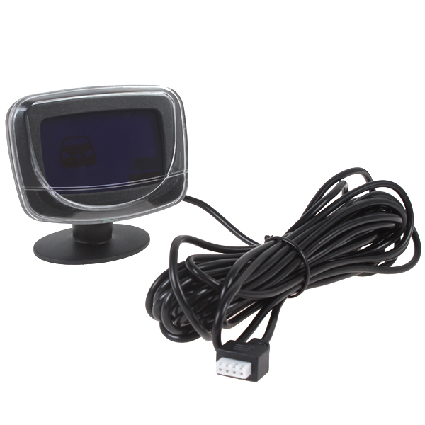 dual cpu sytem car parking sensor system weatherproof lcd vehicle auto car reverse 4 parking sensor kit with step-up alarm
