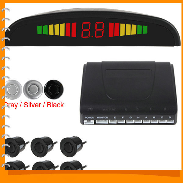 intelligent omnibearing auto car parking assistance system with visual digital led display & 6 parking sensors intelligent omnibearing auto car parking assistance system with visual digital led display & 6 parking sensors