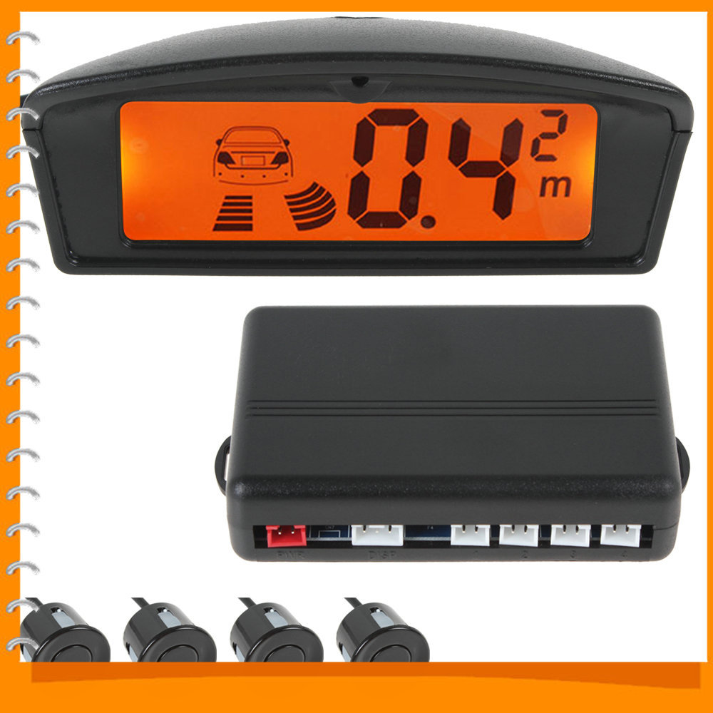 professional universal car reverse radar parking system car backup rear radar with 4 x car parking sensor system / lcd display professional universal car reverse radar parking system car backup rear radar with 4 x car parking sensor system / lcd display