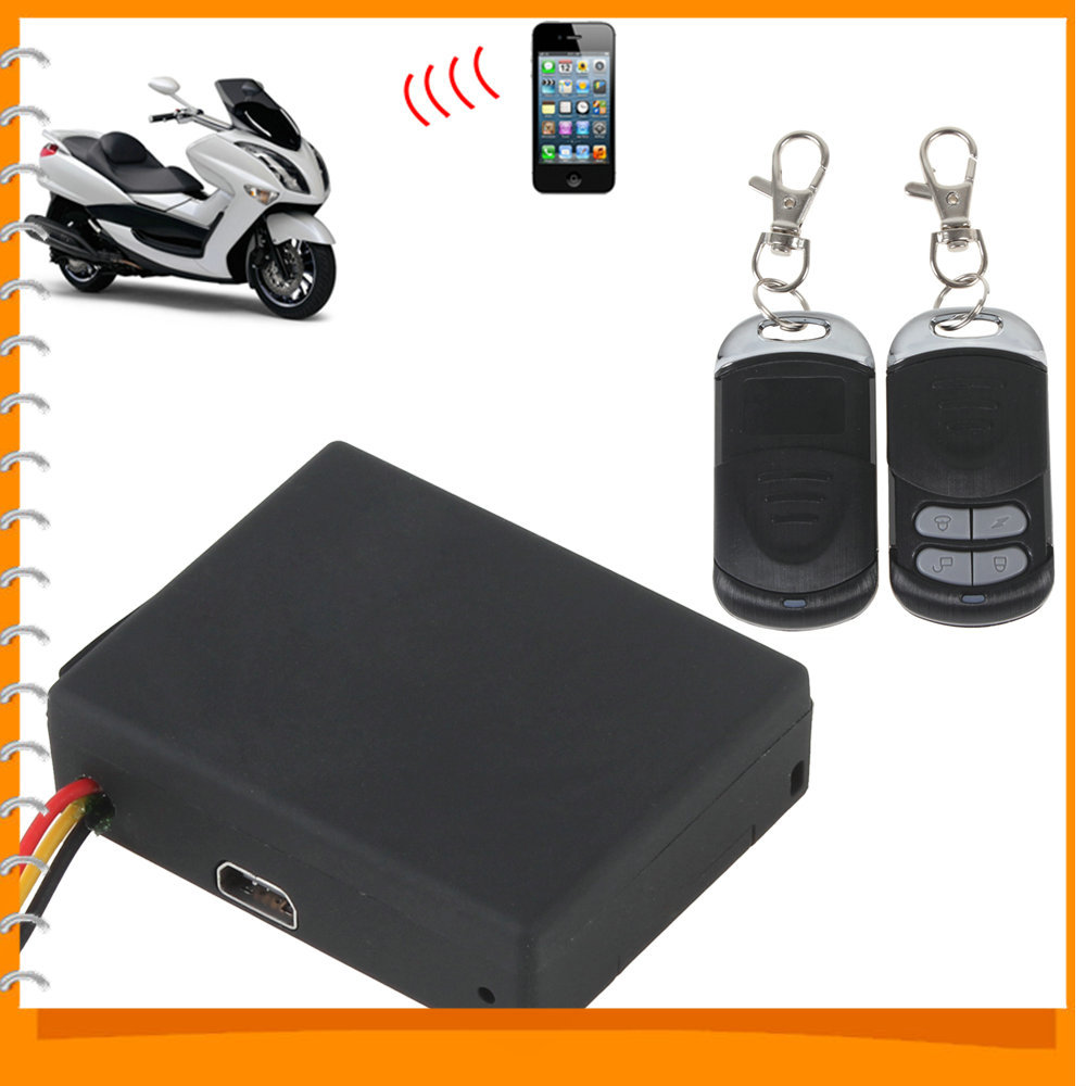 rf-v10 mini gsm gps car tracker system 2 two way car alarm system vehicle auto car alarm remote start for anti-theft security