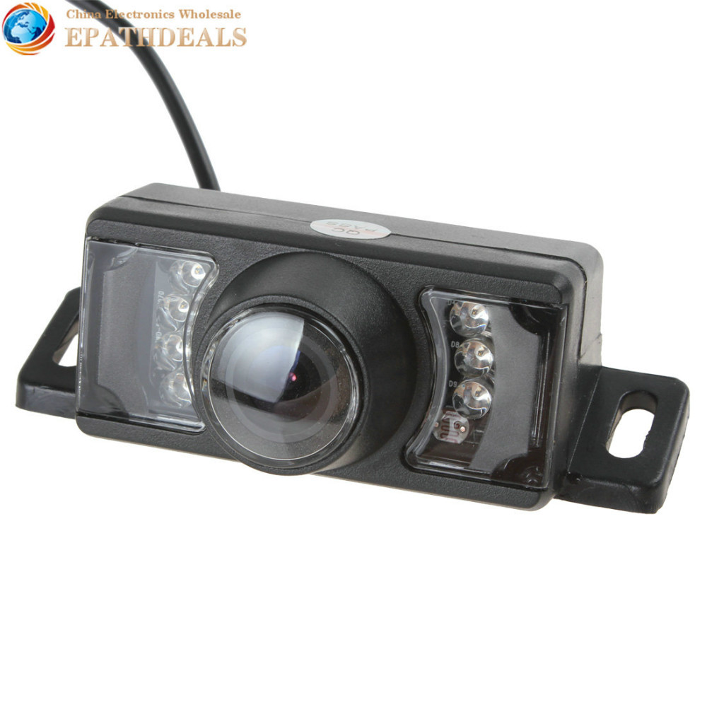 waterproof night vision auto car rear view camera vehicle rearview reverse camera for security backup parking with 7 ir lights