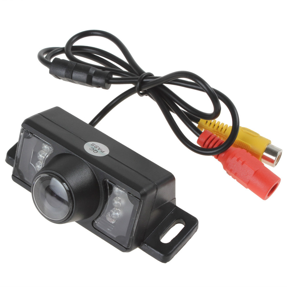 waterproof night vision auto car rear view camera vehicle rearview reverse camera for security backup parking with 7 ir lights