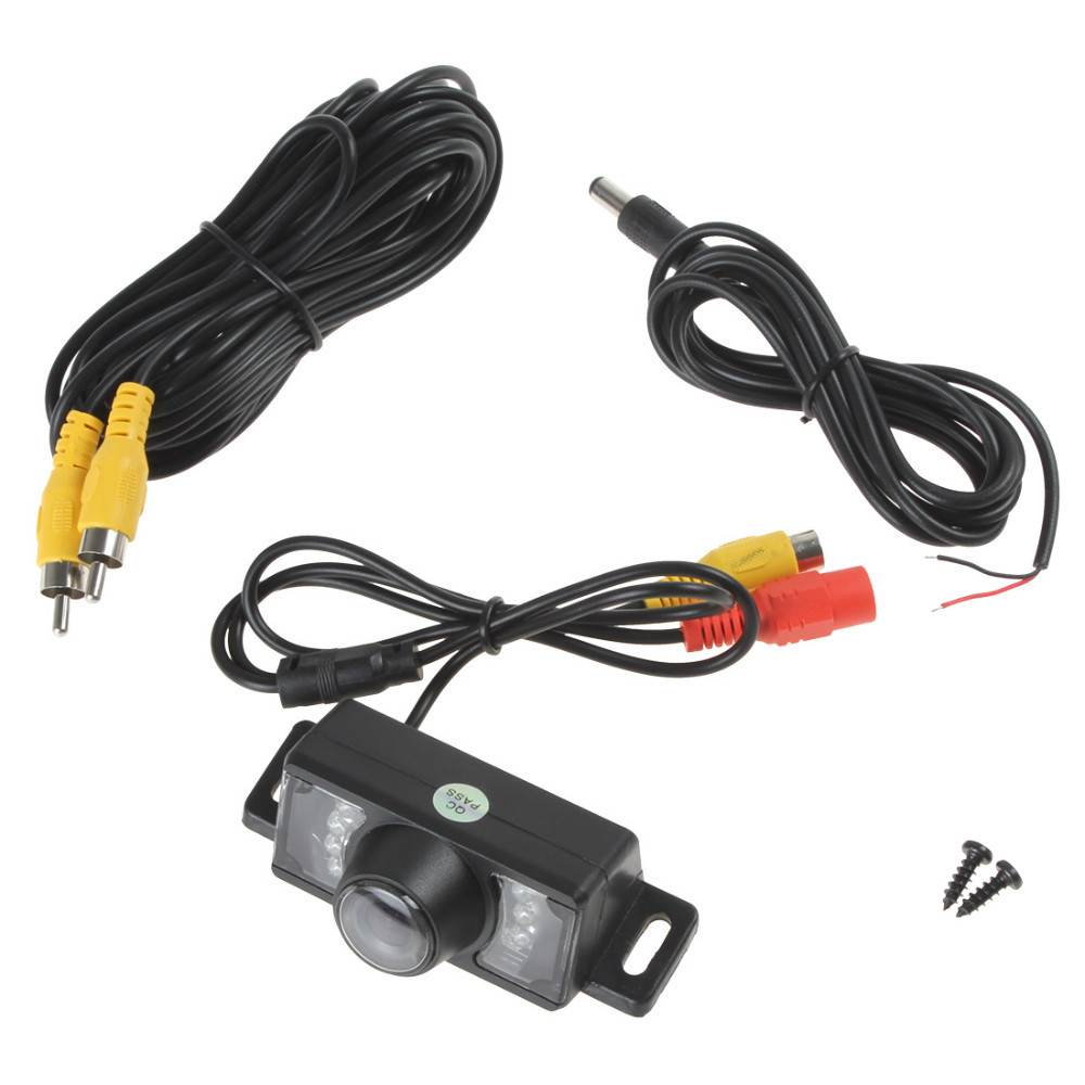waterproof night vision auto car rear view camera vehicle rearview reverse camera for security backup parking with 7 ir lights