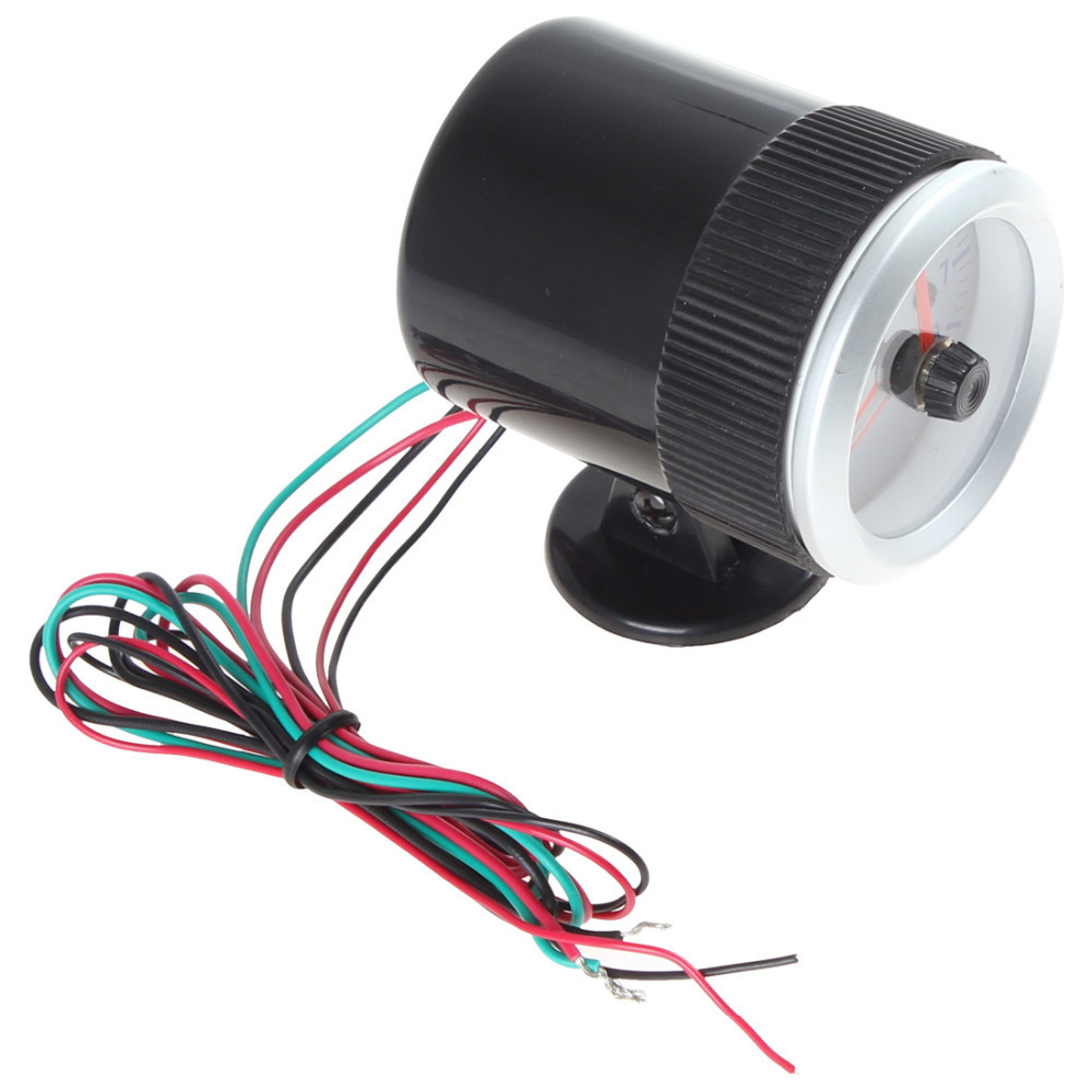 0~8000 rpm blue light auto car tachometer tach gauge tacho meter with holder cup