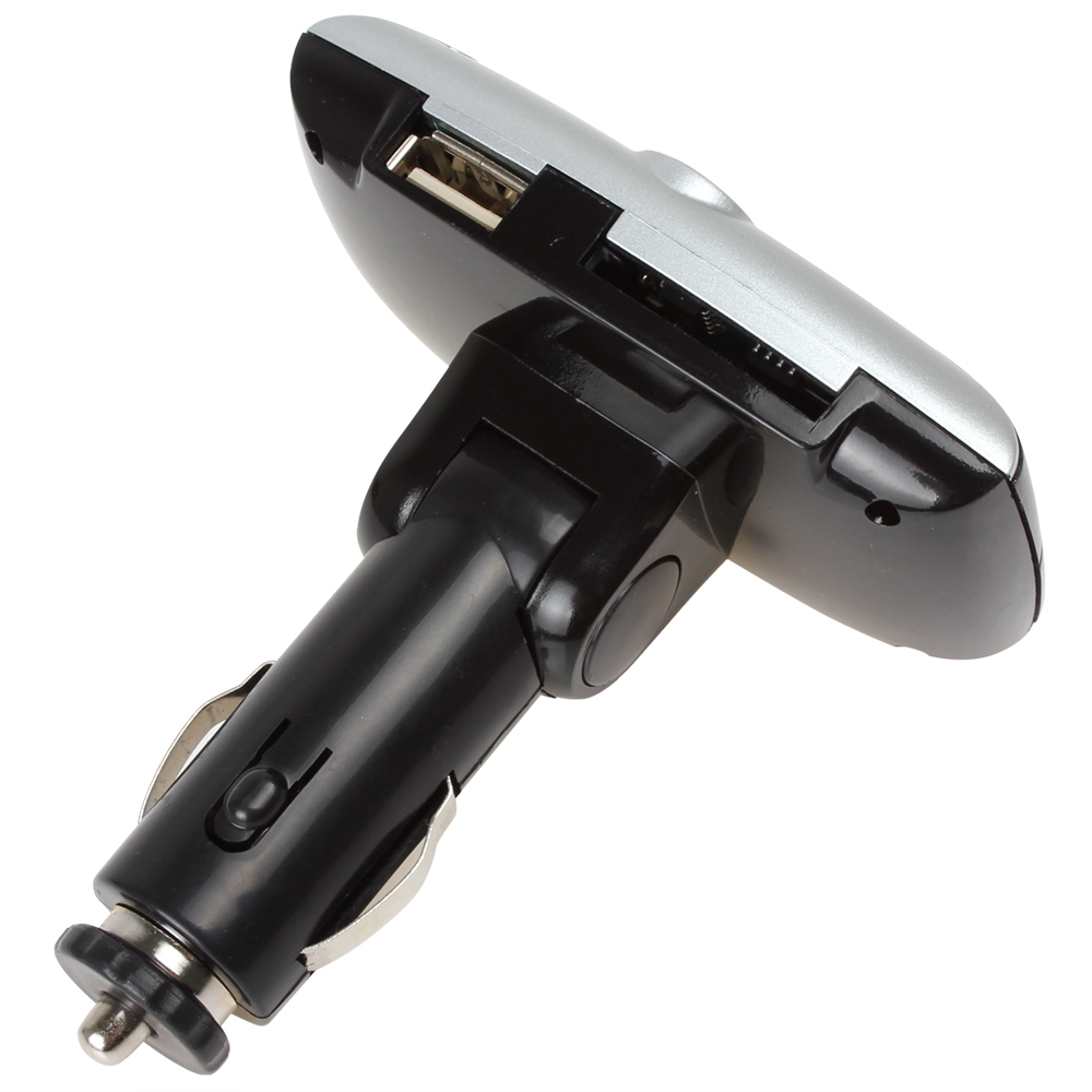 1.5 inch lcd hands wireless bluetooth car kit speakerphone stereo hands mp3 player fm transmitter usb sd mmc + remote