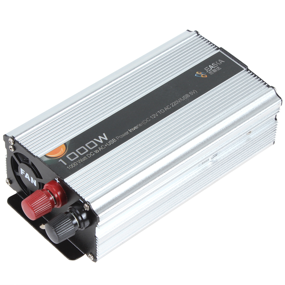 1000w automatic thermal shutdown car power inverter adapter dc 12v to ac 220v / usb 5v auto car power converter adaptor
