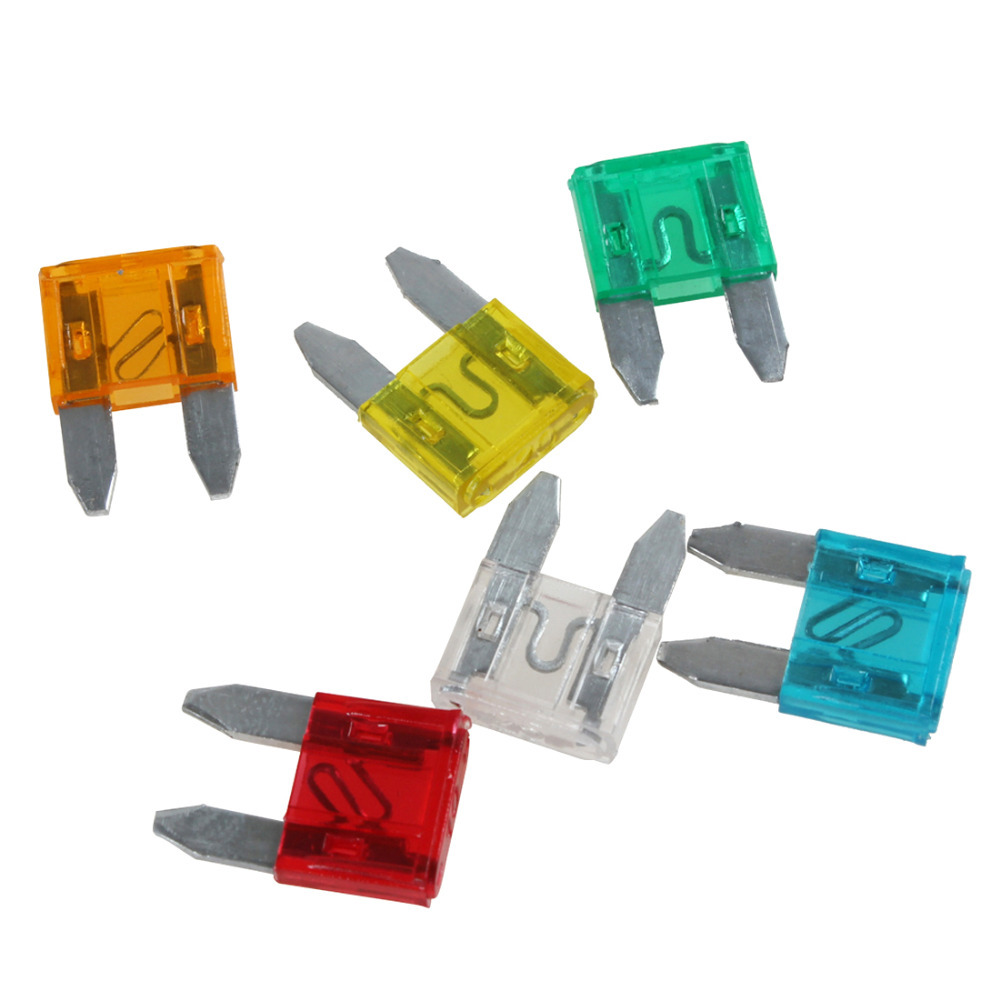 120pcs automotive fuses auto car mini blade fuse assortment 5a / 10a / 15a / 20a / 25a / 30a + box