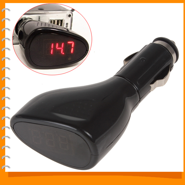 12v / 24v digital electric auto car battery voltmeter voltage meter volt tester gauge monitor with anti-skid protruding point 12v / 24v digital electric auto car battery voltmeter voltage meter volt tester gauge monitor with anti-skid protruding point