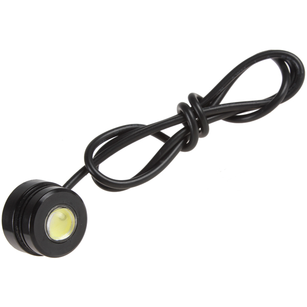 12v 3w high power eagle eye auto car door light back-up lamp with paster for all vehicles