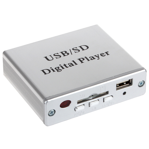 12v digital auto car power amplifier & audio mp3 player reader fm radio 3-electronic keypad support usb sd mmc card + remote