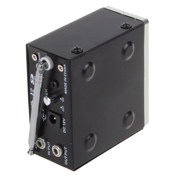 12v digital auto car power amplifier & audio mp3 player with fm radio 4-electronic keypad support usb sd mmc card + remote