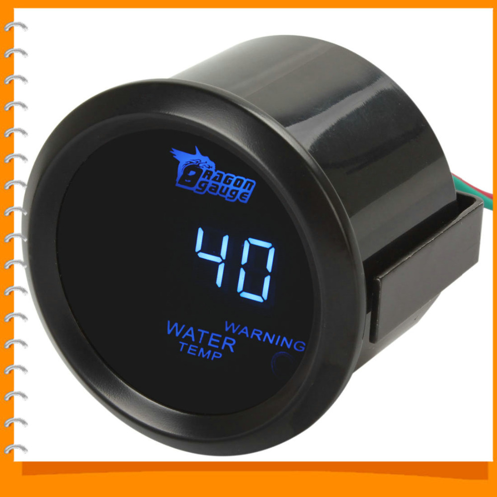 12v digital blue led electronic water temp temperature gauge meter fahrenheit sensor kit for auto car / trucks 12v digital blue led electronic water temp temperature gauge meter fahrenheit sensor kit for auto car / trucks