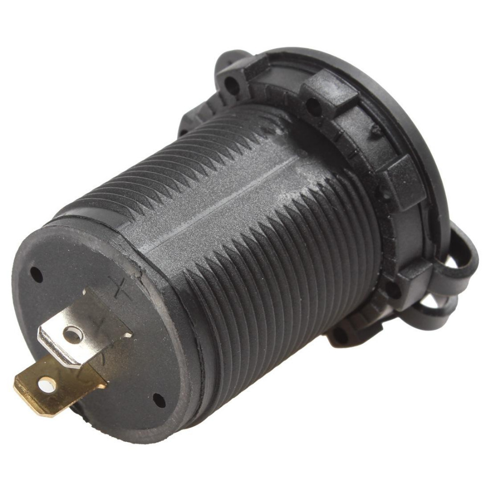 12v to 5v waterproof dual usb car charger 2.1a / 1a motorcycle vehicle double usb auto car power adapter for smart phone