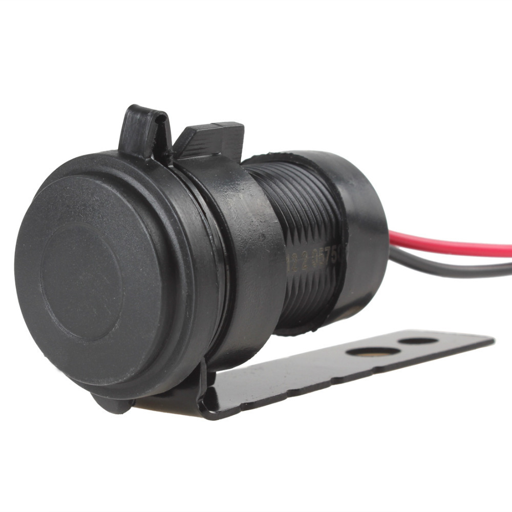 12v to 5v waterproof motorcycle mobile phone usb charger power adapter outlet socket