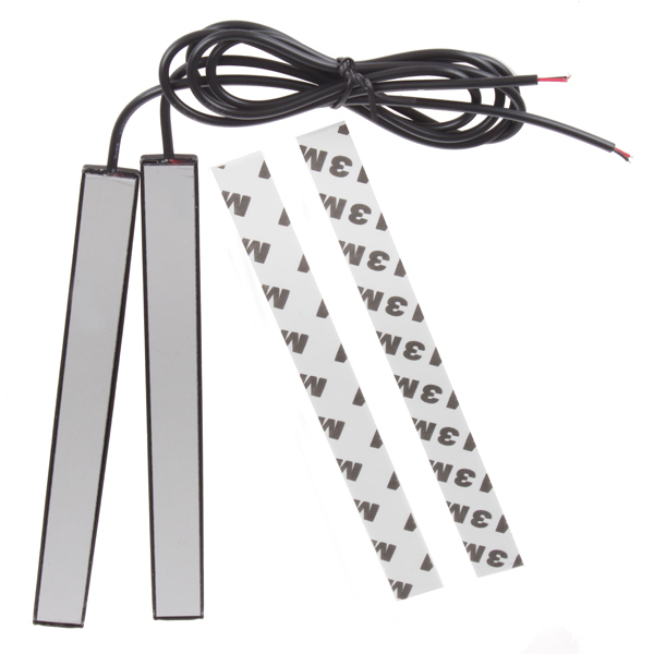 17cm concealed installation cob drl led auto car daytime running lights fog lamps 12v wateproof decorative car driving light