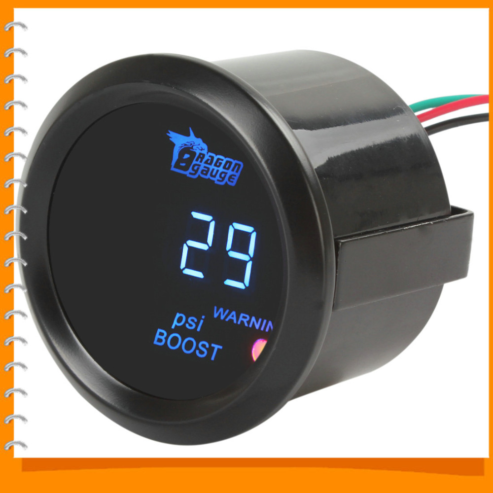 2 inch / 52mm black digital blue led boost water oil temperature temp press volt tacho gauge meter for auto car / motorcycle 2 inch / 52mm black digital blue led boost water oil temperature temp press volt tacho gauge meter for auto car / motorcycle