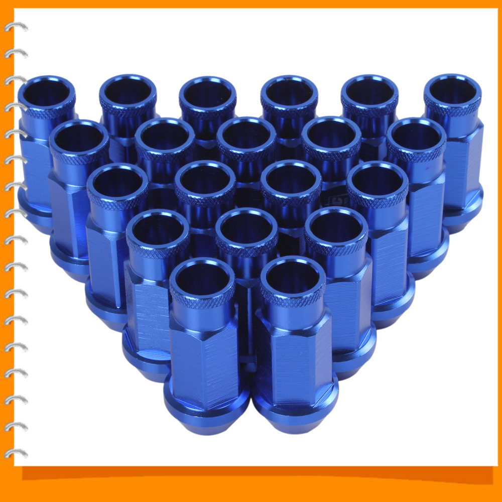 20pcs d1 spec blue m12 x 1.5 billet aluminum racing wheel lug nuts screw set 20pcs d1 spec blue m12 x 1.5 billet aluminum racing wheel lug nuts screw set