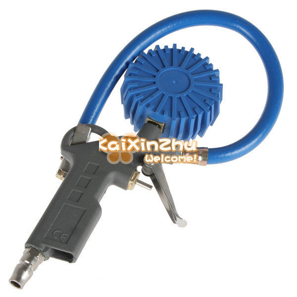 220 psi motorcycle bicycle auto car tyre tire air pressure gauge meter measurement vehicle tester with inflating gun