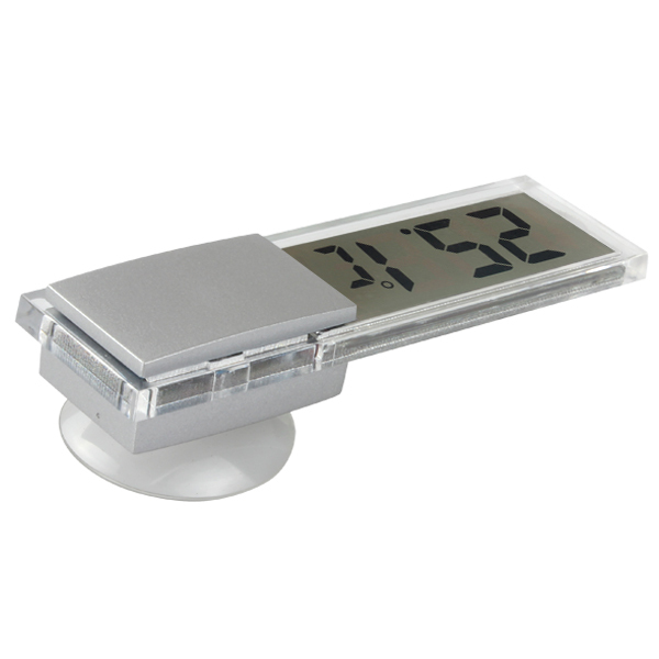 2pcs! indoor & outdoor lcd display digital auto car thermometer car temperature gauge meter with sucker cup