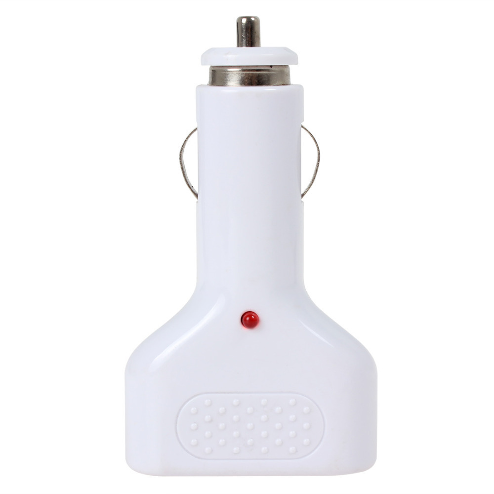 3pcs! 3 in 1 12v usb / micro usb port car charger adapter auto adaptor with red led indicator light for ipad iphone smart phone