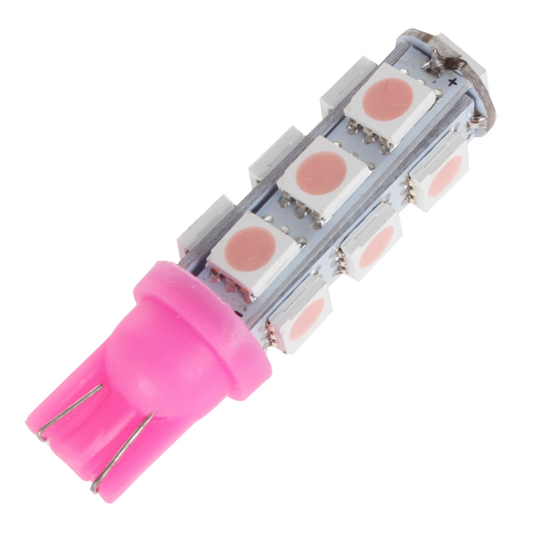 3pcs! t10 smd 5050 2.5w 12v universal auto car clearance light source 13 x led bulb lamp - red / pink / yellow / green / white