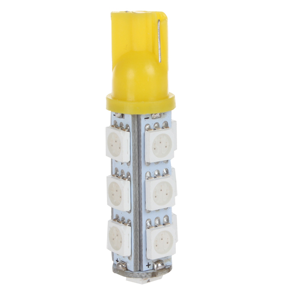 3pcs! t10 smd 5050 2.5w 12v universal auto car clearance light source 13 x led bulb lamp - red / pink / yellow / green / white