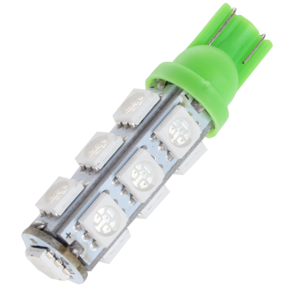 3pcs! t10 smd 5050 2.5w 12v universal auto car clearance light source 13 x led bulb lamp - red / pink / yellow / green / white