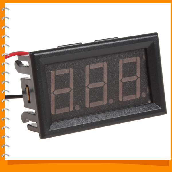 4.5-30v yb27 red led panel car digital voltmeter volt meter tester motorcycle car voltage monitor 4.5-30v yb27 red led panel car digital voltmeter volt meter tester motorcycle car voltage monitor
